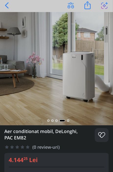 Aer conditionat mobil DeLonghi