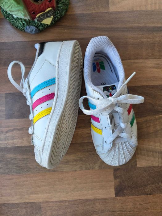 Adidasi Adidas Superstar I,  m 26,5, piele,