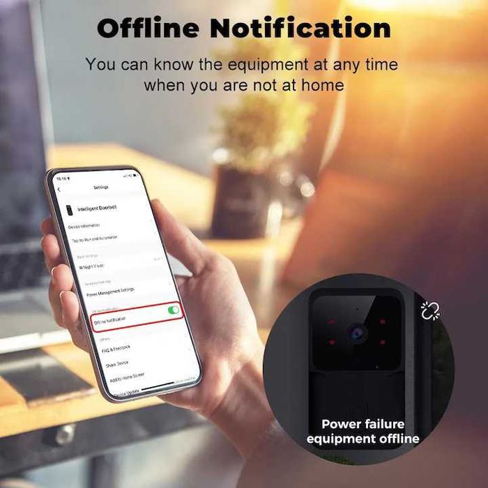 Sonerie video Tuya, vedere nocturna,aplicatie dedicata TuyaSmart