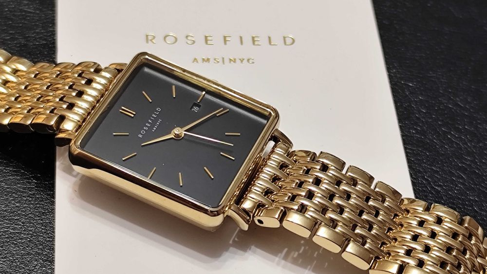 Rosefield Black Gold  / Луксозен Часовник
