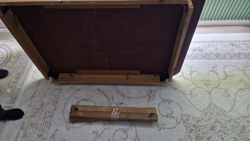 Стол самодельный, деревянный