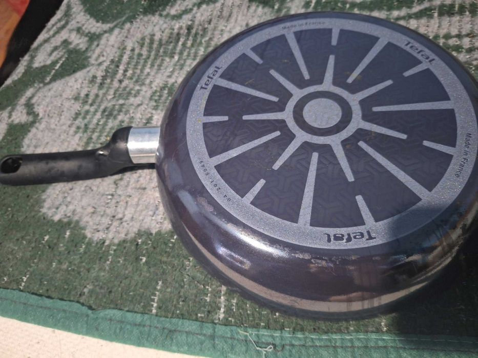 Set 2 tigăi Tefal NOI - Tigaie Wok + Tigaie Clătite (Thermo-Signal, Made in France)