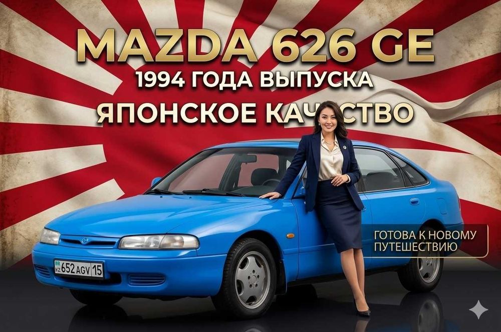 Продам авто Mazda 626 GE на ходу в хорошем состоянии