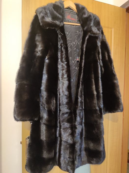 Шуба норковая черный бриллиант