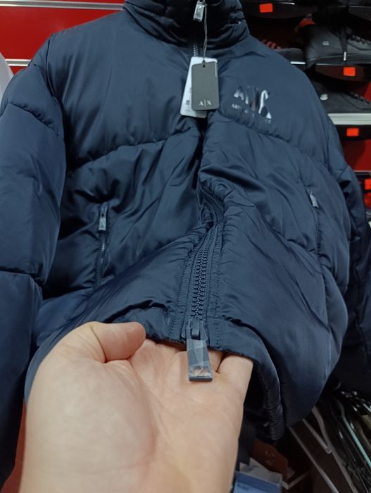 Оригинално яке Armani Exchange XL , XXL  ново мъжко уголемено зимно AX