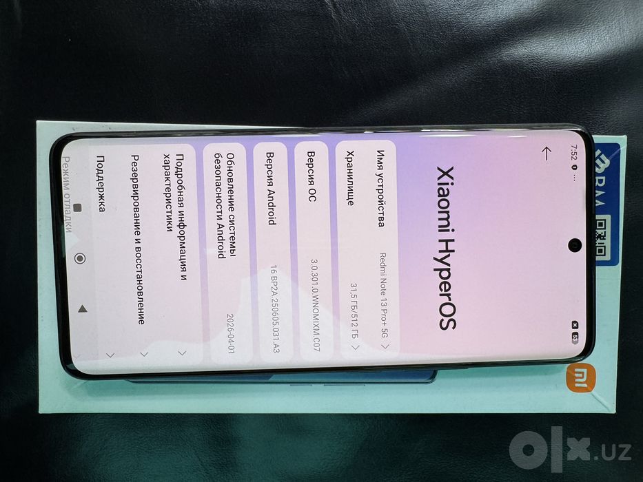 Redmi Not 13 pro + 5g. 12 ga.  512 gb