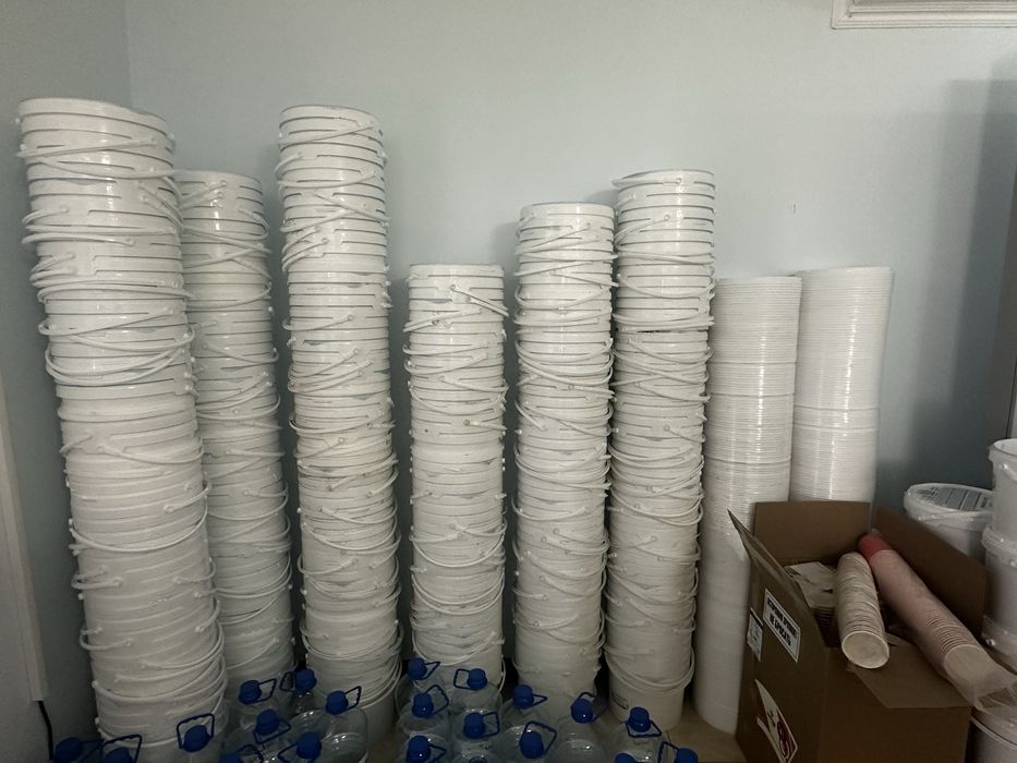 Пластиковые ведра