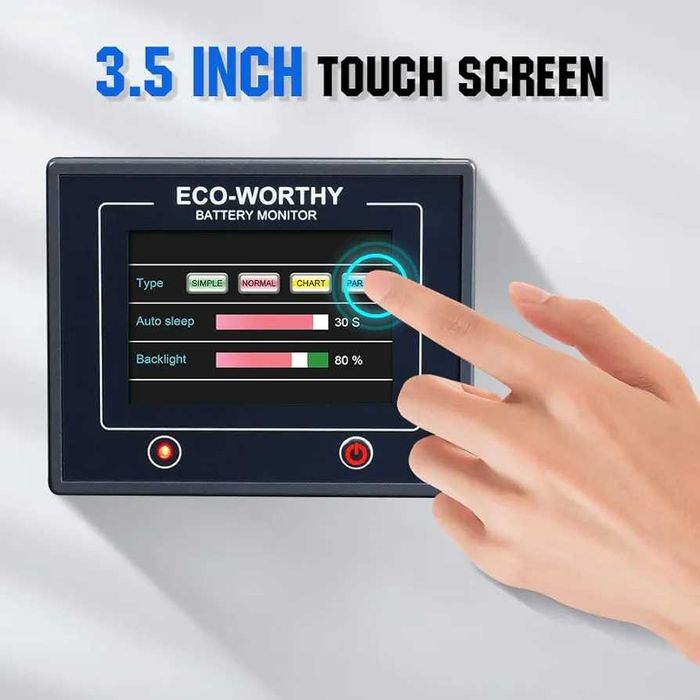 Battery monitor 10-100v