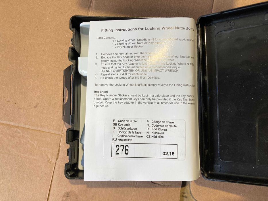 Секретни Болтове за Джанти FIAT Фиат Оригинал М12 1.5