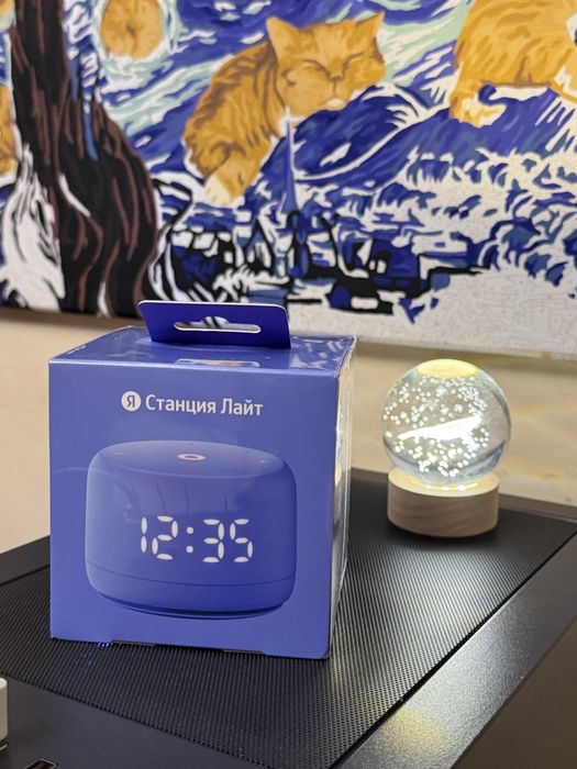 Яндекс станция Алиса Лайт 2 с часами