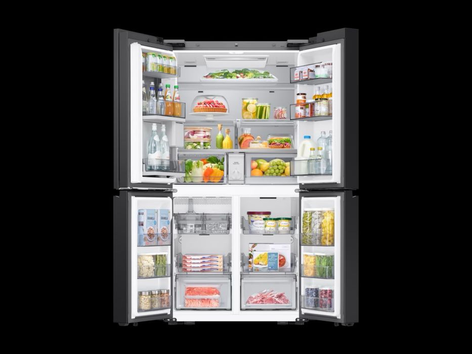 Frigider Side by Side Samsung RM90F67CECEF, NoFrost +, French Door, 654 l, Voice AI, Wi-Fi si Mod AI Energy