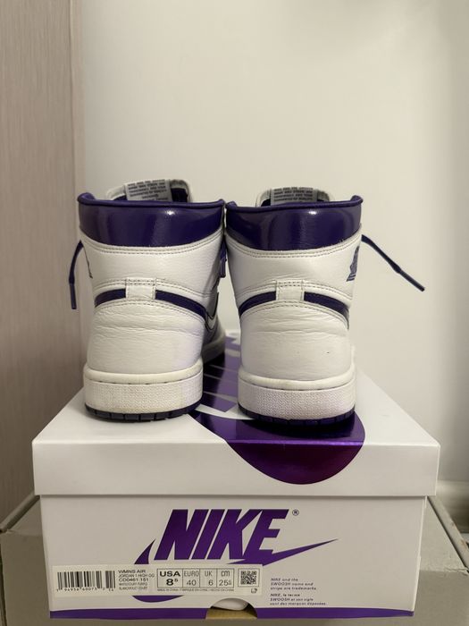 Air Jordan 1 Retro High Court Purple (2021) marimea 40