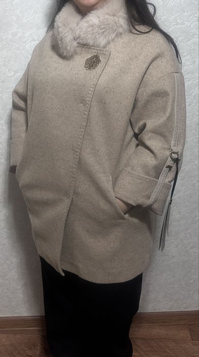 Пальто кошемированная