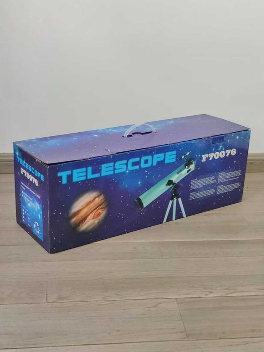 Astronomik teleskop F70076, 76 mm obyektiv kattalashtirish 875×