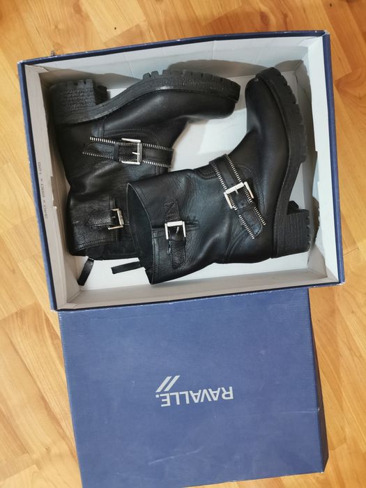 Ghete /botine Ravalle piele, mărime 37