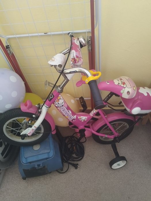 Детски велосипед 16" с метална рамка, подходящ за деца от 4 до 6 годиш