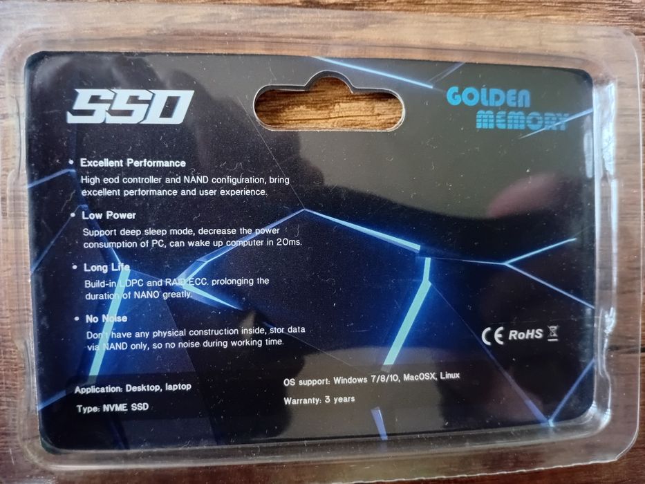M2 SSD nvme 250 gb Goldenmemory