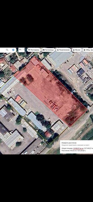 Продаётся универсальная (земля) база площадью 1.94 гектара в Чирчике.