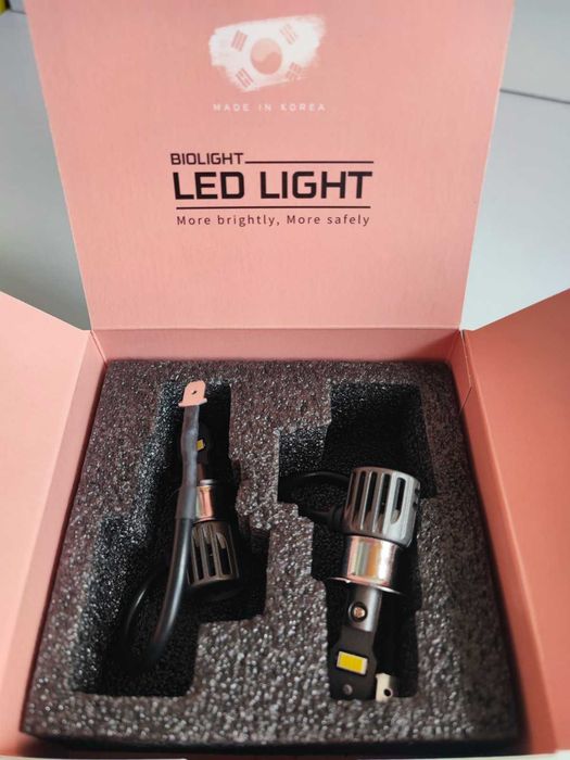 ЛЕД крушки H3 3000L 6000K Нови компект Крушка LED Диодни Диодна Крушка