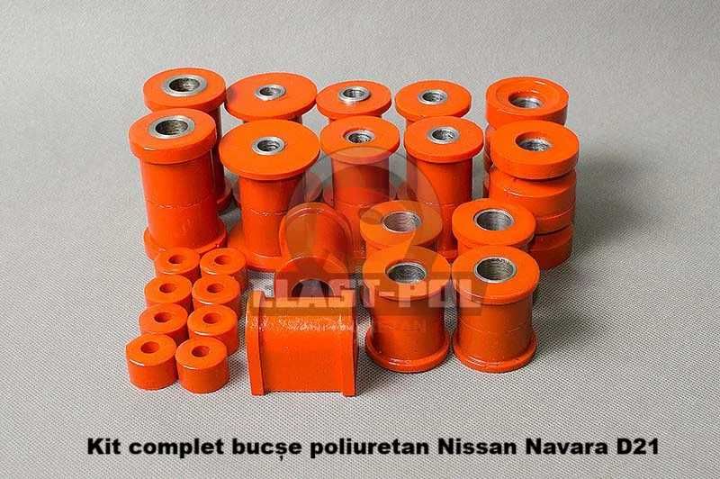Kit complet bucse Nissan Navara D21 / D22 / D40 - POLIURETAN