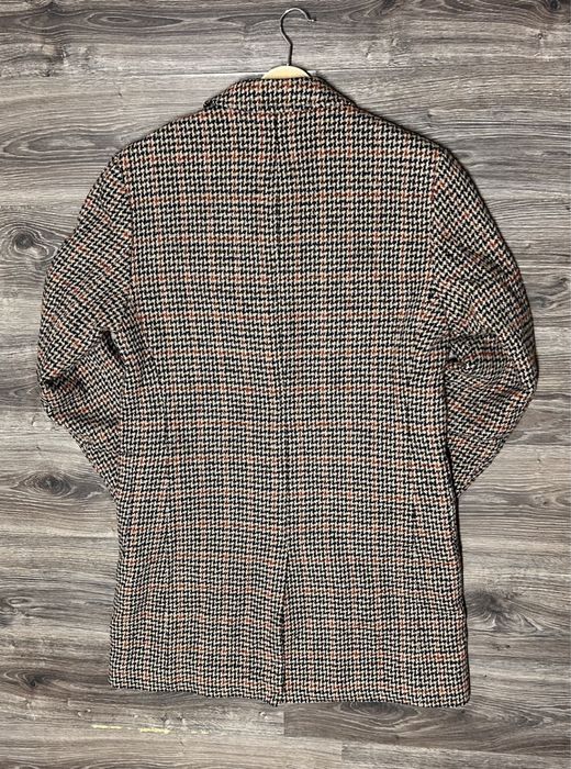 Елегантно мъжко палто ZARA в класическа шарка – отлично състояние