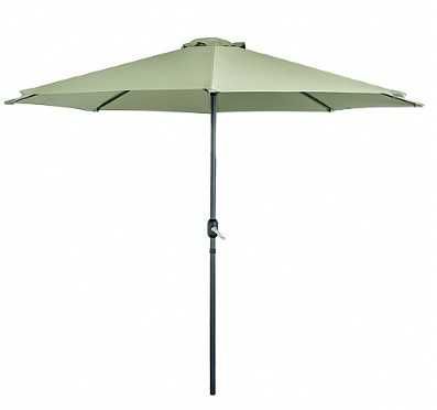 Градински чадър мента с 8кв плътна сянка