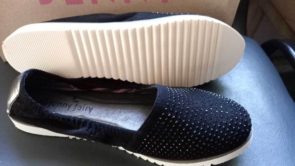 espadrile negre dama