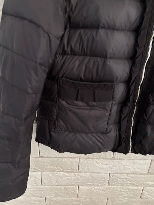 Стилно черно яке ZARA гъши пух