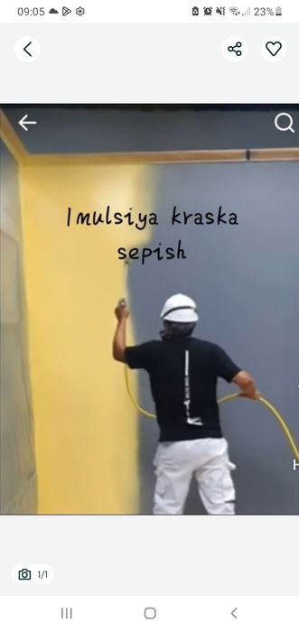 Emulsiya kraska sepamiz arzon sifatli