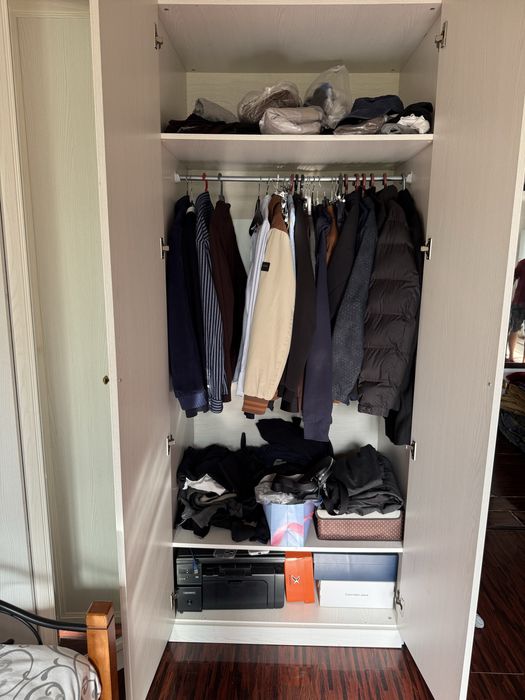 Угловой шкаф айвори