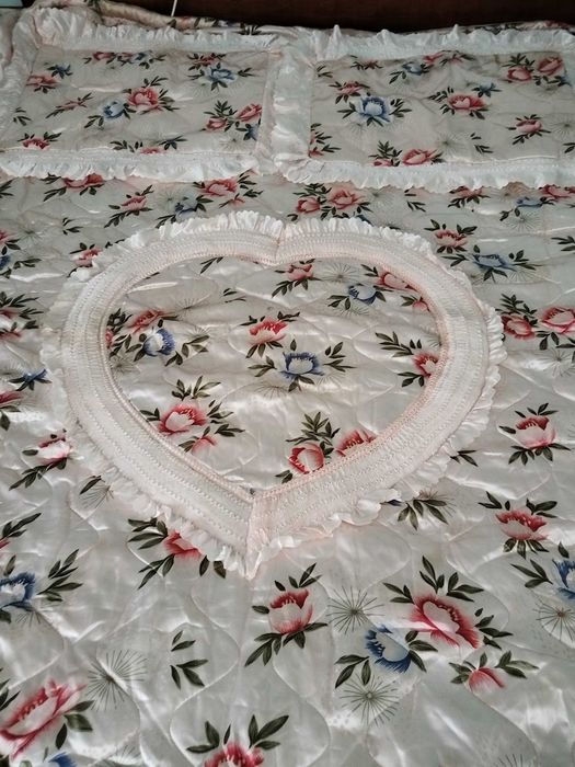 Двулицево шалте с дебело поларено одеяло 230/250 см с 2 калъфки