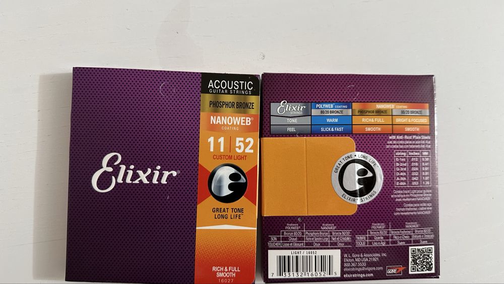 Струны Elixir 16052 Nanoweb