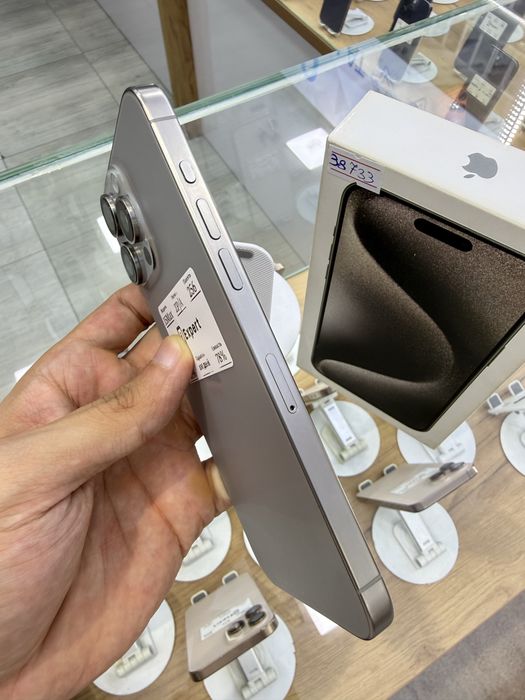 iPhone 15 Pro Max 256gb sim tozza 3 oy garantiya!