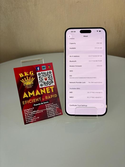 Iphone 15 Plus 256gb Amanet BKG