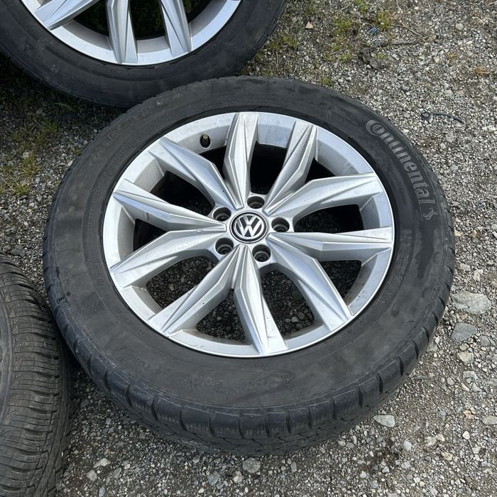 235/55/18  5х112 Vw Гуми с джанти