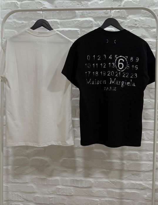 Мъжка тениска Maison Margiela White T-shirt Red Heart