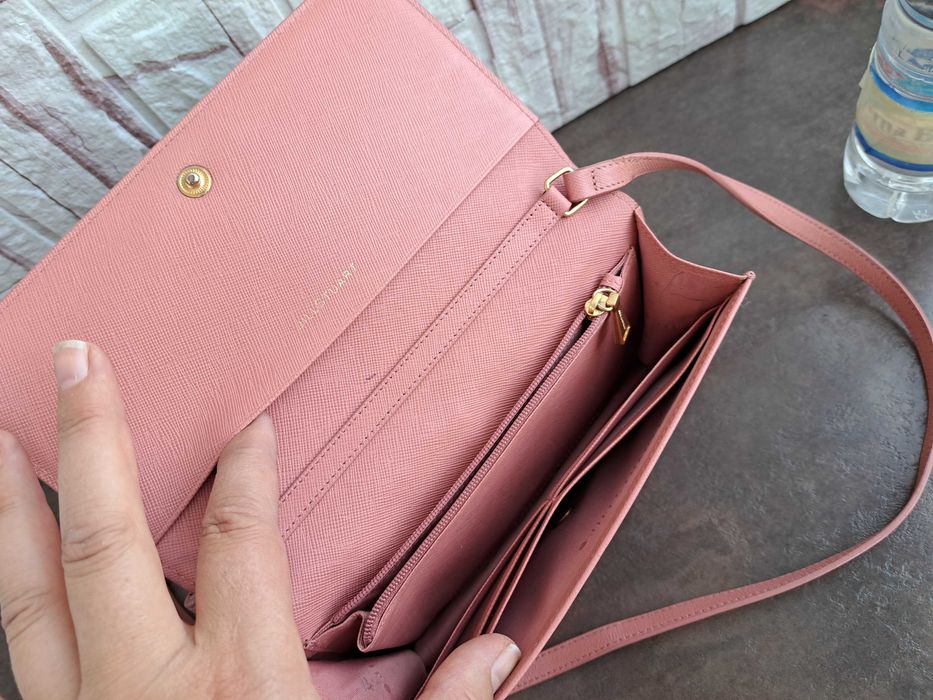 дамска чанта,малка розова чантичка,парти чанта,клъч,естествена кожа,