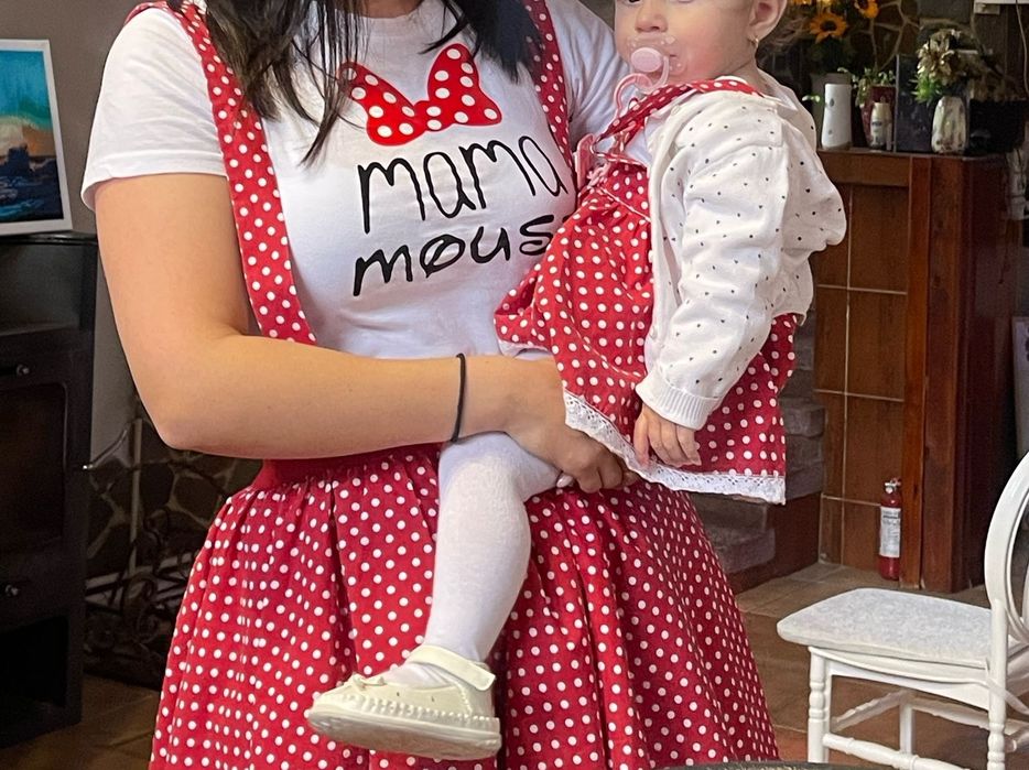 Set mama-fică Minnie mouse