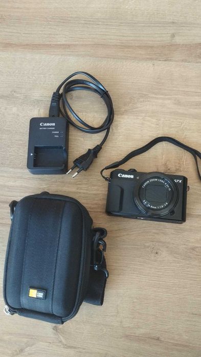 Фотоапарат Canon PowerShot G7 X Mark II, 20.1MP, Black с  калъф