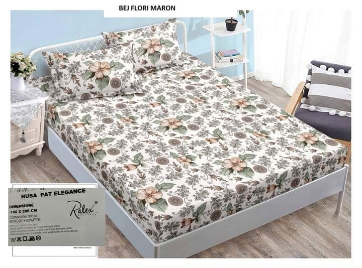 Husa de pat și 2 fete de pernă