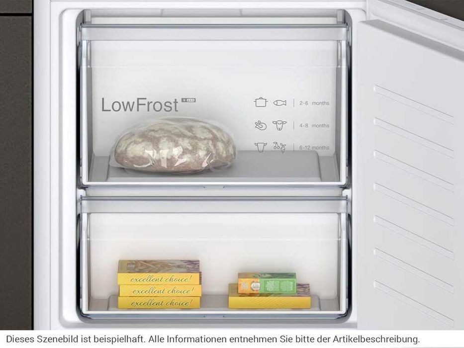 Хладилник с фризер за вграждане NEFF N 30 KI5871SE0 177см.