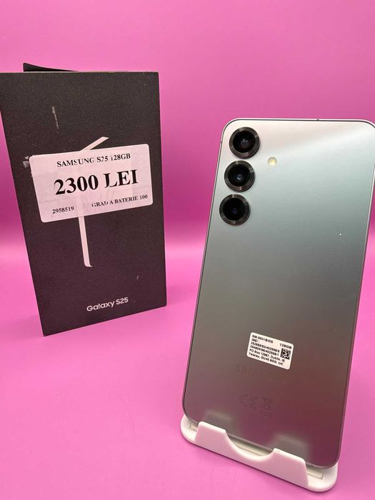 Samsung s25 128gb baterie 100•Matei Amanet Crangasi22•2958