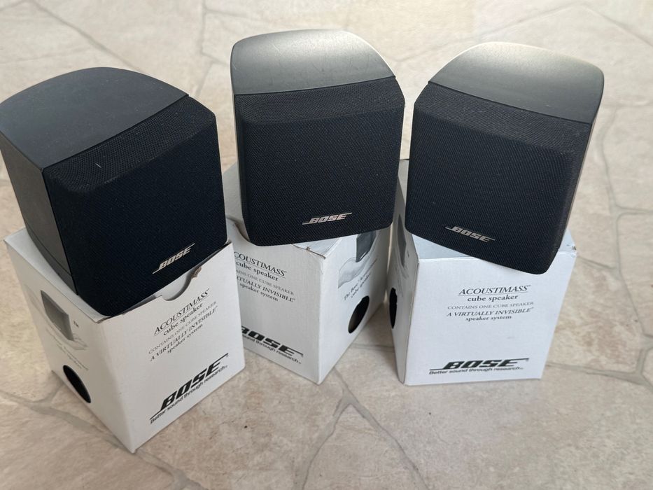 Set 3 sateliți pasivi Bose Acoustimass Signle Cube