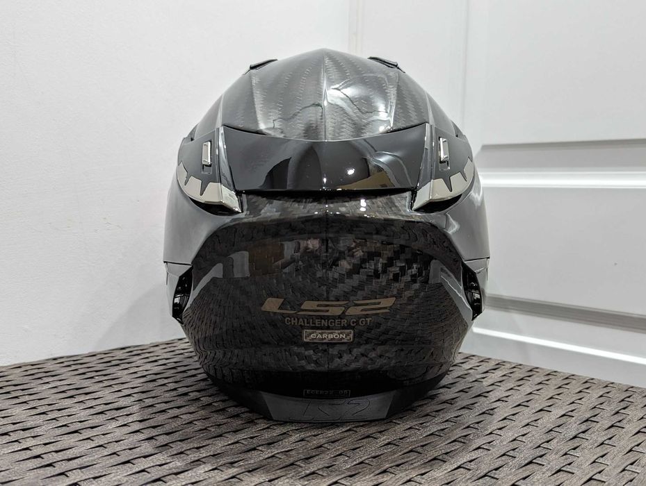 Casca moto LS2 Challenger Carbon, marime XS - ochelari de soare
