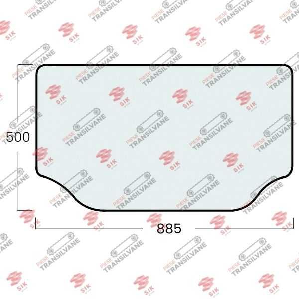 Parbriz/Geam/Luneta de jos pt Takeuchi 295W, Takeuchi 295W-2