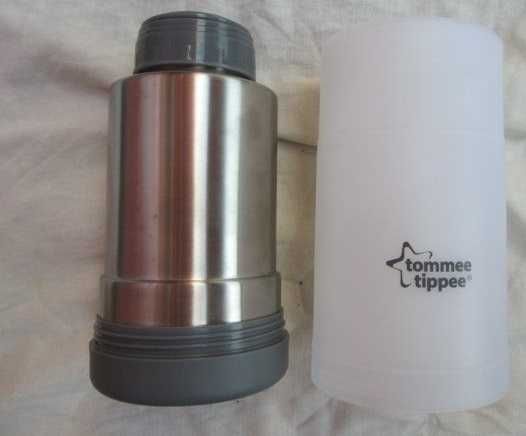 tommee tippee термос 2 в 1 за претопляне на бебешки шишета.