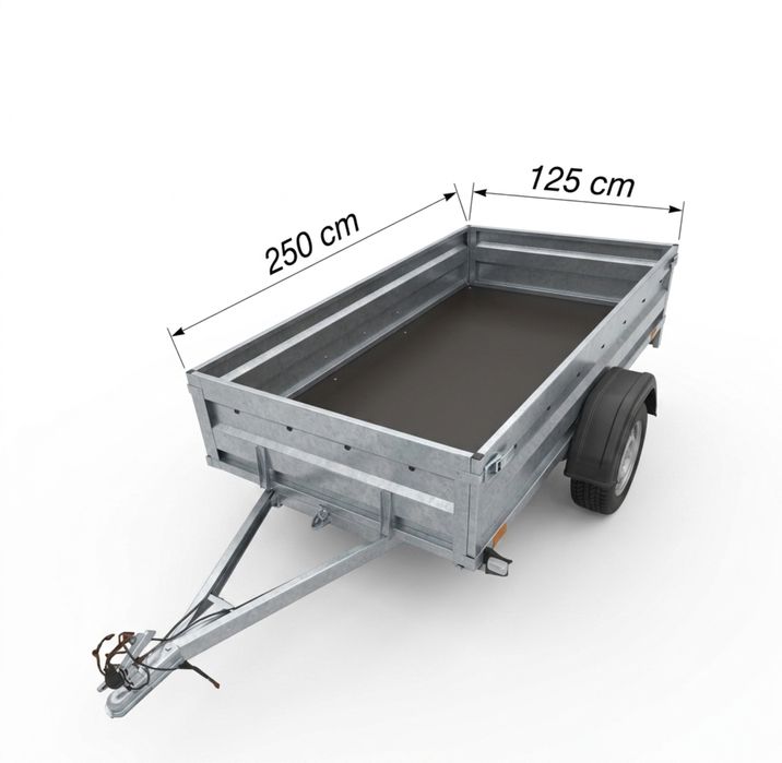 Inchiriez remorca 750 kg basculabila, atv, utv, snowmobile