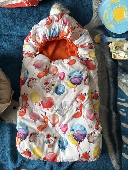 Детский кокон зимний