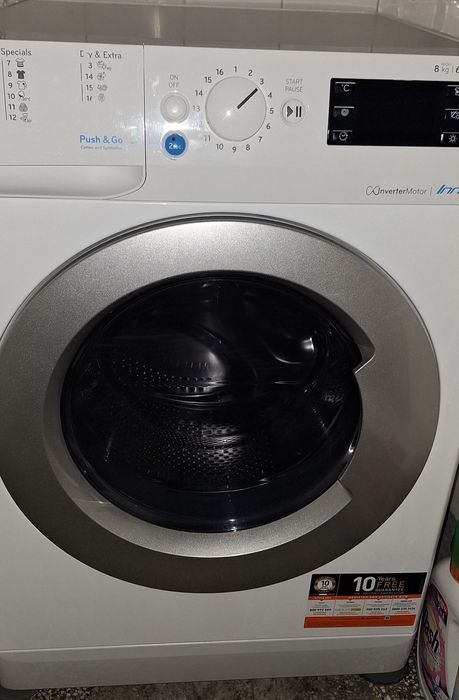 Пералня със сушилня Indesit BDE 861483 XWS EU N