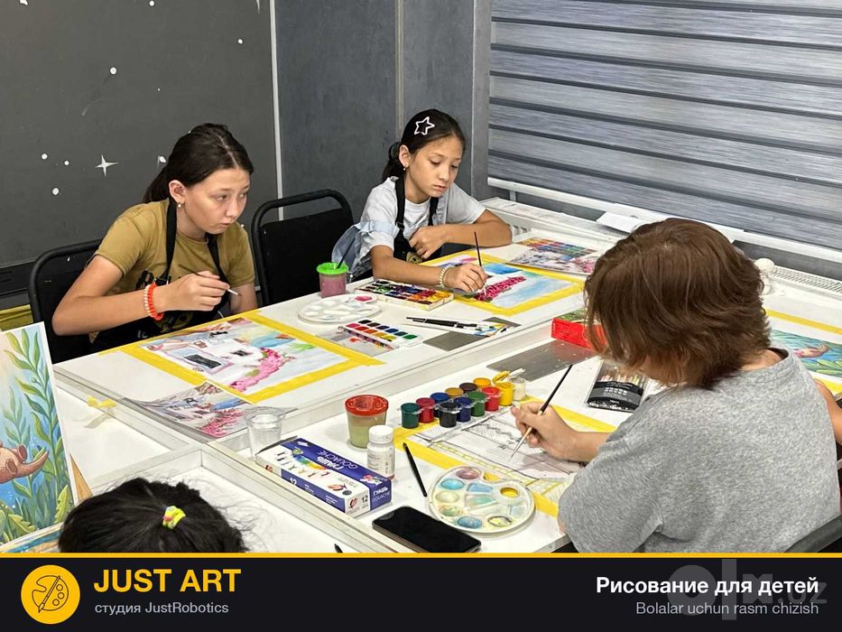 Toshkentda bolalar uchun rasm chizish kurslari Just Art